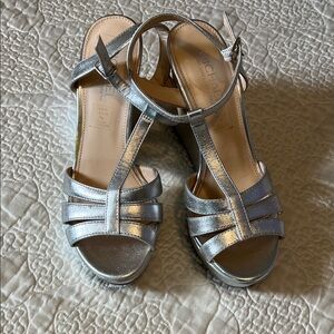 Michael Shannon Silver Women's Sandals